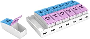 Ezy Dose Weekly AM/PM Travel Pill Organizer/Planner (Small) $3.25 + Free Shipping w/ Prime or $25+