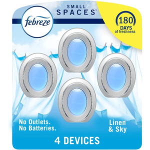 4-Count Febreze Small Spaces Air Fresheners (Various Scents) $6.50 w/ Subscribe & Save
