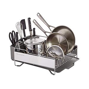 KitchenAid Full Size Stainless Steel Dish Rack (Light Grey) $39.15 + Free Shipping