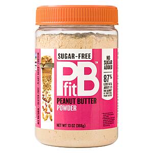 13-Oz BetterBody Foods PBfit Sugar-Free All-Natural Peanut Butter Powder $7 w/ S&S + Free Shipping w/ Prime or on $35+