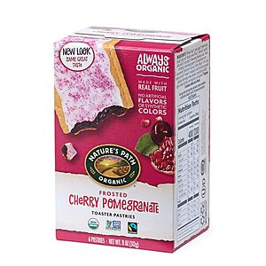 6-Count Nature's Path Organic Frosted Cherry Pomegranate Toaster Pastries $2.25 + Free Shipping w/ Prime or on $35+