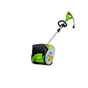 Greenworks 8-Amp 12" Corded Snow Shovel $37 + Free Shipping