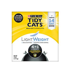 17-Lbs Purina Tidy Cats Multi Cat, Low Dust, Clumping Cat Litter (4-in-1 Strength) $16.55 w/ S&S + Free Shipping w/ Prime or on $35+