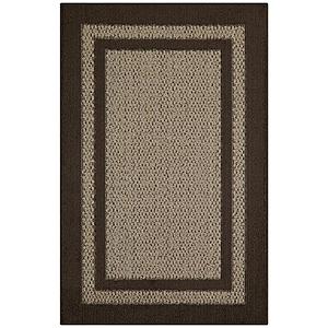 2.5' W x 3.83' L Maples Rugs Indoor Throw Rug (Brown/Tan) $7 at Lowe's w/ Free Store Pickup YMMV
