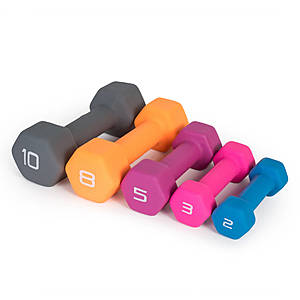Select Walmart Stores: CAP Barbell Neoprene Dumbbells: 5lbs $5, 2lbs 2 for $4 & More + Free Store Pickup
