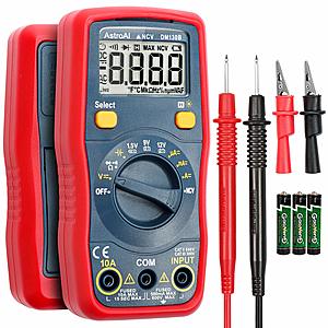 AstroAl 4000 Counts TRMS Digital Multimeter/Ohmeter/Voltmeter with Voltage Tester $10 at Amazon.com