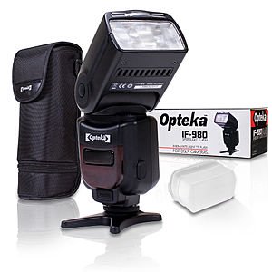 Opteka 28mm/35mm/50mm Lenses - $59.99 | 6.5mm Lens - $99.95 | 15mm Lens - $129.95 | i-TTL Speedlight Flash for Nikon $29 with FS on eBay