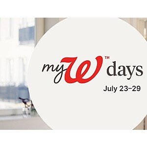 Walgreens myW Days: Walgreens Brand Items Get 30% in Rewards, Use 3 Offers, Get $20 in Rewards & More