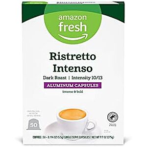 Prime Members: Select 50-Ct Amazon Nespresso Compatible Coffee Capsules (Various) from 5 for 38.45 w/ Subscribe & Save + Free S/H