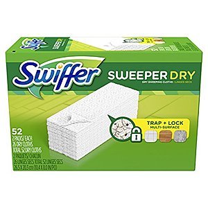 Swiffer Sweeper Dry Mop Refills for Floor Mopping and Cleaning, 52 Count, $8.17 AC w/ S&S, , 20 ct WetJet HEAVY DUTY pads, $8.37 AC W/ S&S + MORE