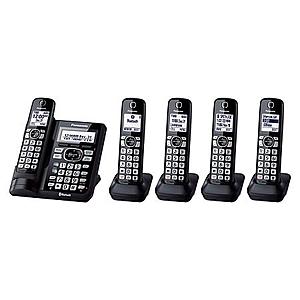 Sam's Club Members : Panasonic Cordless Phone with Link2Cell, Includes 5 Handsets w/ answering machine, $79.98