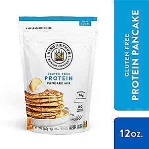 12-Oz King Arthur Flour Gluten Free Protein Pancake Mix $2.55 + Free Shipping w/ Prime or on orders over $25