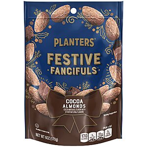 6-Oz Planters Festive Fancifuls Dark Chocolate Flavored Roasted Cocoa Almonds $1.65 (New Big Lots Rewards Members) + Free Store Pickup
