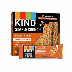 40-Count 1.4oz. Kind Simple Crunch Bars (Peanut Butter) $13.25 w/ S&S + Free S&H
