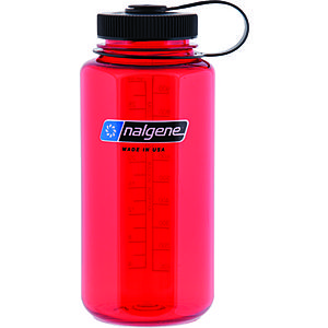 32-Oz Wide Mouth Red with Black Lid (Nalgene) $5