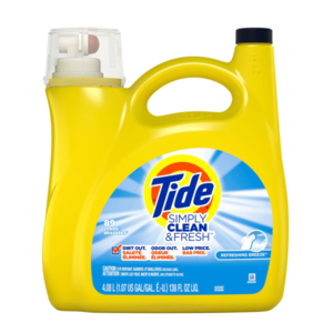 Tide Simply Clean and Fresh Liquid Laundry Detergent Refreshing Breeze 138 Fl Oz - only $6 at Office Depot - In store pickup only