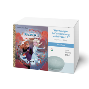 Google Home Mini (Aqua) & Frozen II Book Bundle $15 YMMV B&M