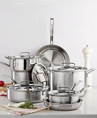 12-Piece Cuisinart Multiclad Pro Tri-Ply Stainless Steel Cookware Set $210 w/ SD Cashback + Free Shipping