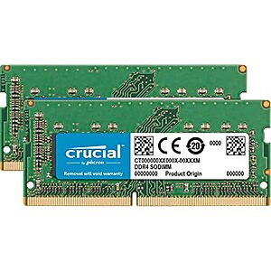 32GB (2x16GB) Crucial DDR4 2666MHz CL19 Laptop Memory $100.20 + Free Shipping
