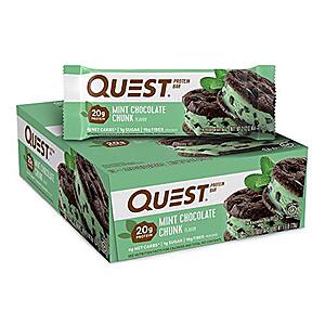 12-Count Quest Nutrition Protein Bars (various) $13.20 & More w/ Subscribe & Save