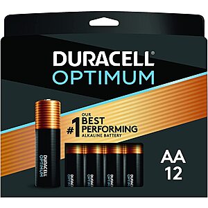 100% Back in Bonus Rewards  Duracell® Optimum AA/AAA 12 & 18 pack Batteries At Office Depot  Limit 2.