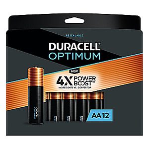 100% Back in Bonus Rewards  Duracell® Optimum AA/AAA 12 & 18 pack Batteries at Office Depot  Limit 2.
