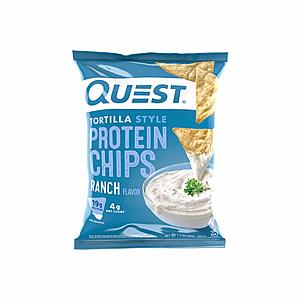 24-Ct 1.1-Oz Quest Nutrition Tortilla Style Protein Chips (Ranch, Baked) $31.40 w/ S&S & More