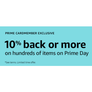 PrimeDay Prime Card Bonus offers - Many items 10-20% back on Amazon Credit Cards (LG, Samsung, Manfrotto, Amazon, Bose, and more)
