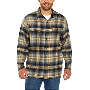 Costco Members: Orvis Men's Flannel Shirt (Black, Small) $10 or less + Free S/H