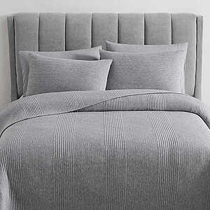 Brooklyn Loom 5-piece Ribbed Matelasse Coverlet Set Queen $20.  King $30.  F/S from Costco