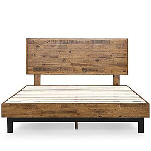 ZINUS Tricia Wood Platform Bed Frame w/ Adjustable Headboard (King) $196 + Free Shipping
