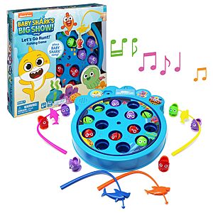 Pinkfong Baby Shark Let's Go Hunt Musical Fishing Game Toy $6
