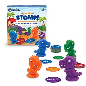 114-Piece Learning Resources Sight Word Stomp! Game $7.45