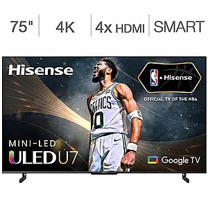 Hisense 75" U75K Series 4K UHD 120Hz QLED Mini-LED TV @ Costco $899.99