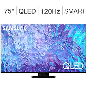 Samsung 75" Q80CD QLED TV + 5 Yr Wty + Subscription @ Costco $1299.99