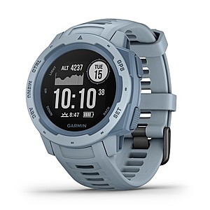 Garmin Instinct Rugged GPS Smartwatch + $40 Kohls Cash for $201.33 (3 Colors)
