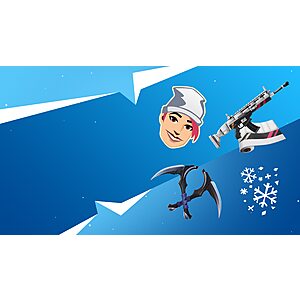 Fortnite - PlayStation®Plus Celebration Pack - Snowtooth Pickaxe, Snowsuited Wrap, Ice Smile Emoji, Banner (PS5 Digital Download)