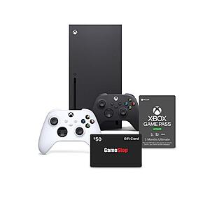 Xbox Series X + Extra Controller + 3-Mo. Game Pass Ultimate + $50 Gamestop GC $649 + Free Shipping