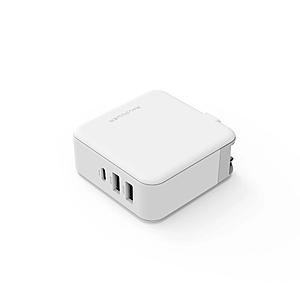 RavPower PD Pioneer 65W PD 3-Ports Wall Charger, includes one USB-A QC 3.0 port $17