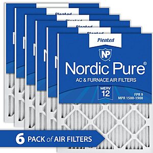 50% Off Select Air Filters Only at Nordic Pure - 6 pack starts at $21.30