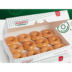 Select Locations: Krispy Kreme Dozen Original Glazed Donuts 2 for $12 (Valid through Jan 2)