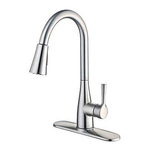 Kitchen Faucets: Glacier Bay Sadira Single-Handle Pull-Down Sprayer Kitchen Faucet in Chrome $32.50 & More + Free Shipping