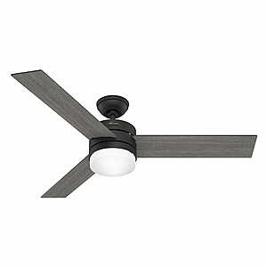 Hunter Exeter LED 54" Ceiling Fan with remote control $109.99
