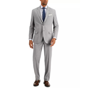 2-Piece Nautica Men's Modern-Fit Suits (Stretch Cotton Solid, Stretch) $90 + Free Shipping