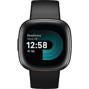 Fitbit Versa 4 Fitness Smartwatch (Black Graphite) $57.50 + $10 S/H