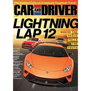 Car and Driver Magazine - 4 Years for $12