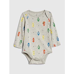 Gap: Extra 50% Off Markdowns: Baby Brannan Bear Bodysuit (various designs) $3.50 each & More + Free S/H