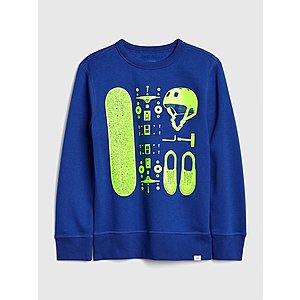 Gap: Extra 60% Off Select Markdowns: Boys Graphic Sweatshirt $6 & More + Free S/H $50+
