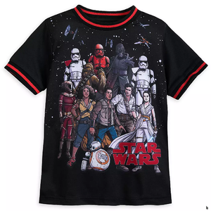 ShopDisney Up to 40% Off Sale: The Rise of Skywalker Kids' T-Shirt $8 & More + Free S/H