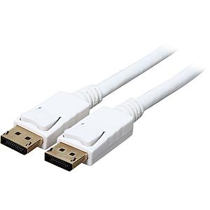 Rosewill Cables: 10' Rosewill White 28AWG DisplayPort Cable $2.25